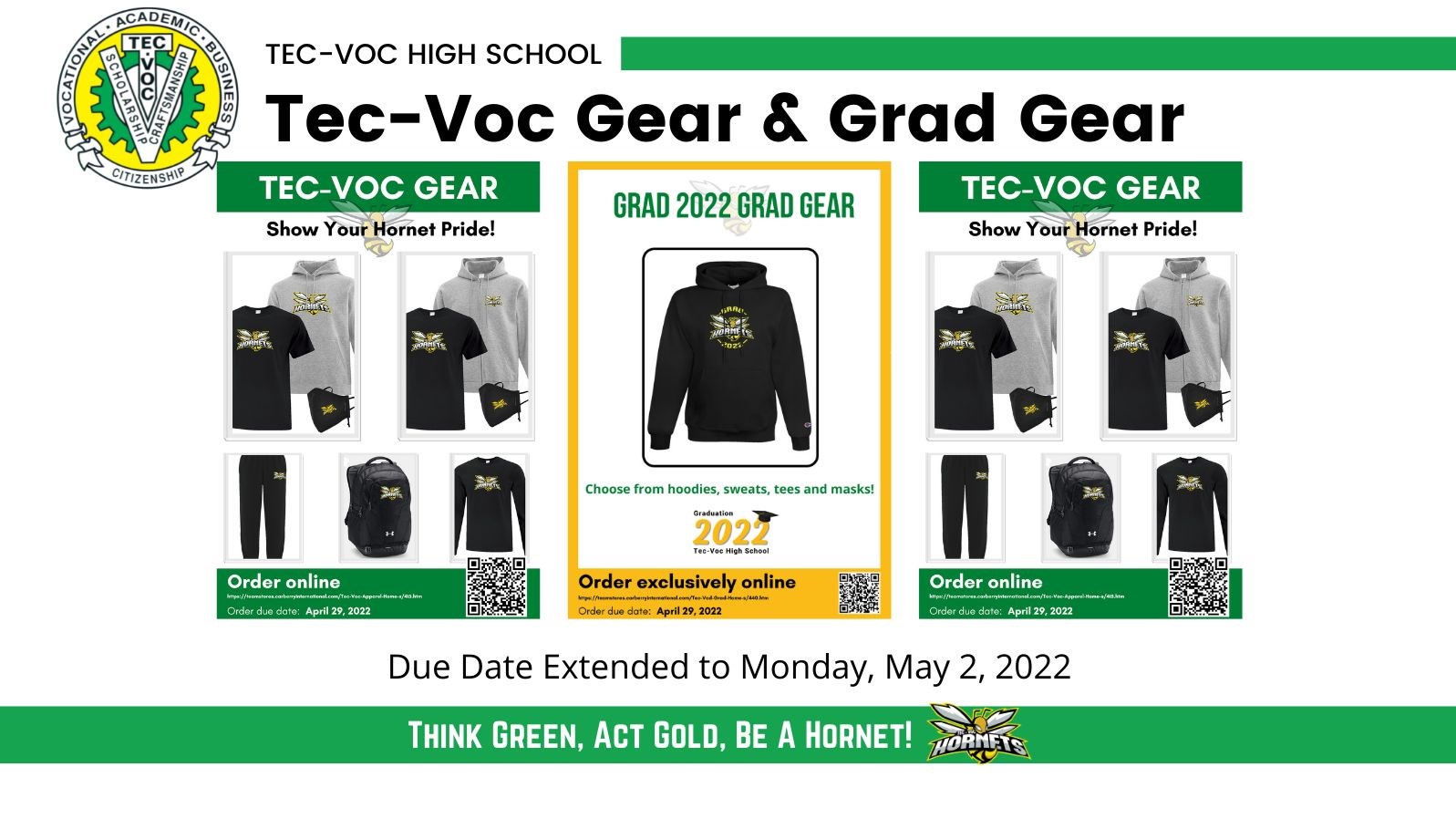 Tec-Voc Gear & Grad Gear